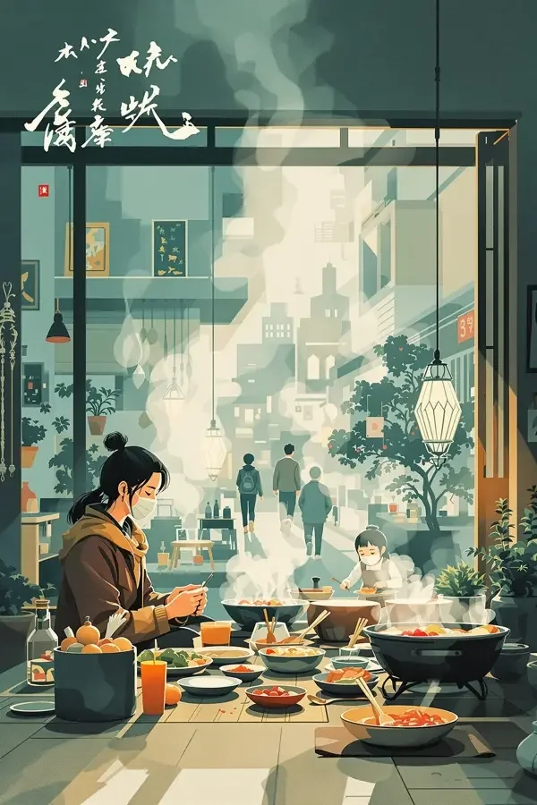 番茄魔改短剧《饭桌上的故事》家庭剧场封面