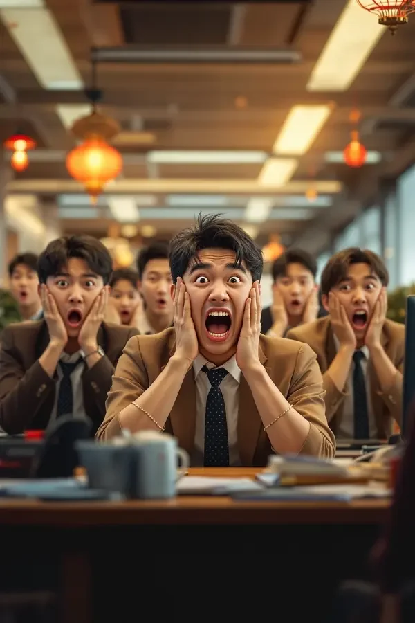 番茄魔改短剧《大公司小事》喜剧剧场封面